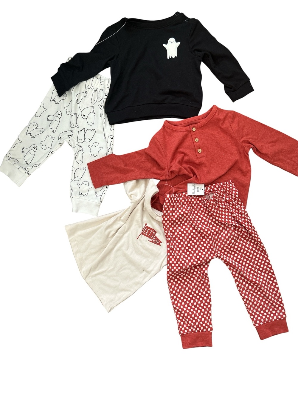 Baby Halloween/Fall Outfits Bundle   Sz 12 M Carters NEW Boy